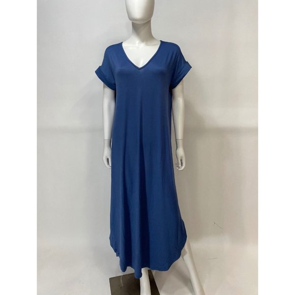 Entro - Ribbed Short Sleeve Midi Dress main image 0